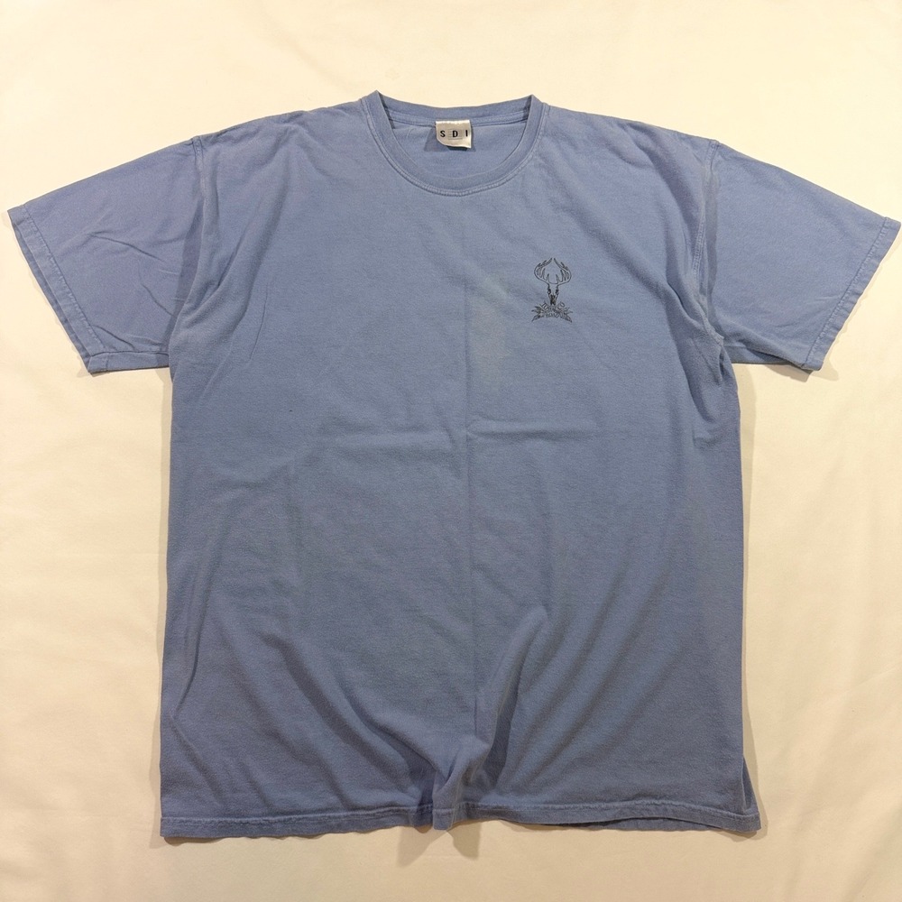 SDI T-Shirt Men XL Blue Tobacco Road Golf Club Mike Strantz Design Graphic Tee